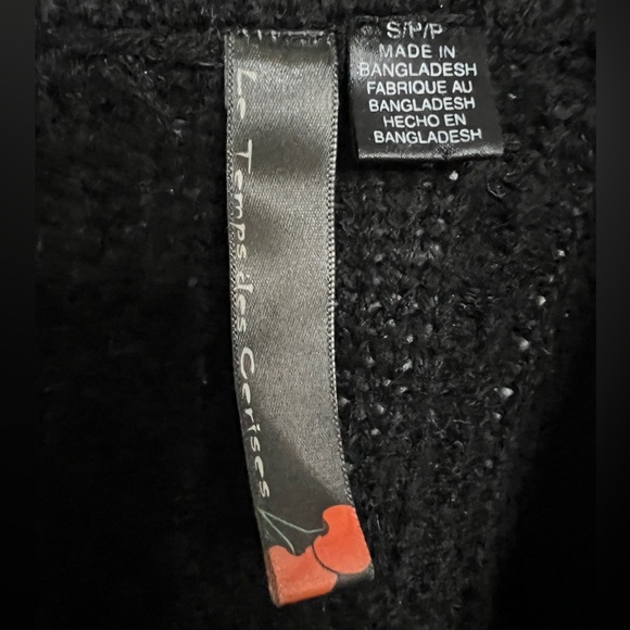 Le Temps Des Cerises Womens Colourblock Cable Knit Cozy Sweater Small - Picture 11 of 11